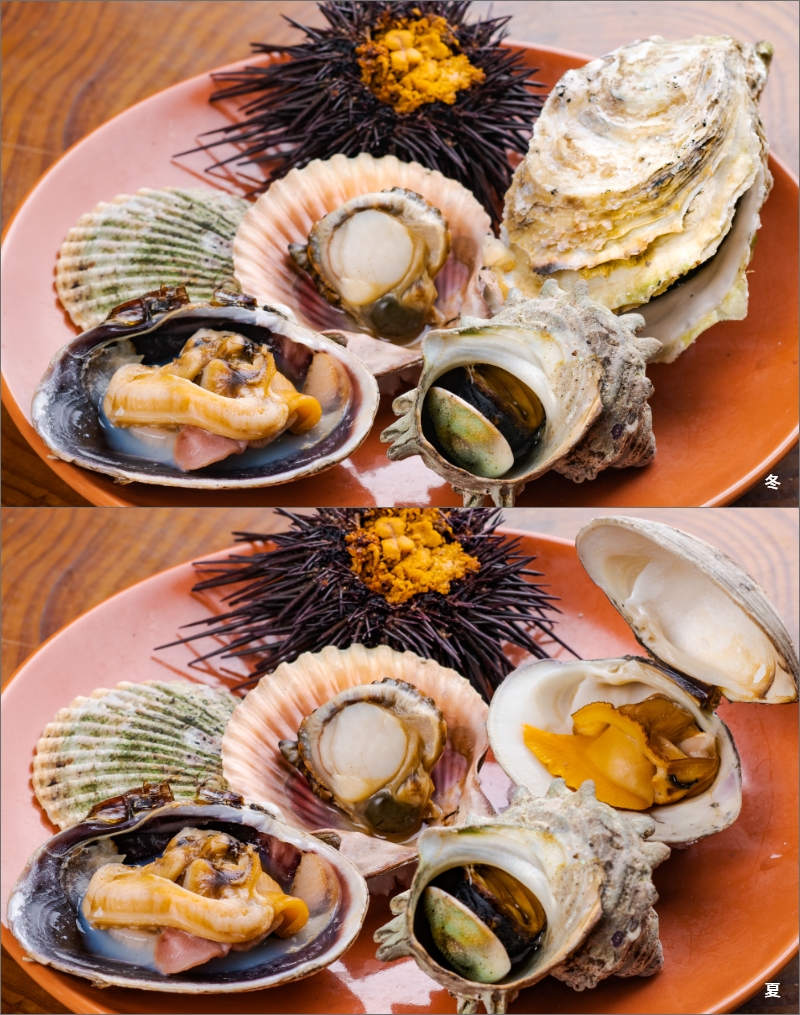 Grilled shellfish set